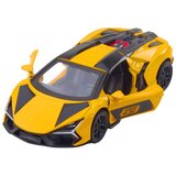  Trkaći automobil Sport Metalni pogon Otvaranje vrata Žuta 1:32 | shoptok.hr
