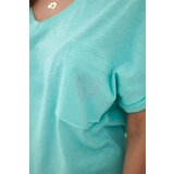Kesi Cotton blouse with mint pocket | Shoptok.si