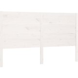 vidaXL Posteljno vzglavje belo 206x4x100 cm trdna borovina, (20684246) | Shoptok.si