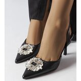 Gemre Black stilettos with rhinestones Moïse | ePonuda.com