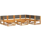  Vrtni set od 8 dijelova s jastucima, akacija i uže | shoptok.hr