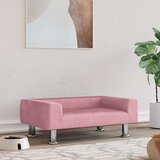  Krevet za pse ružičasti 70 x 45 x 26 5 cm baršunasti Cijene