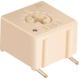 Bourns cermet trim potenciometar, 100 kω, 0,5 w, smd, gornji, 3361P-1-104GLF cermet trimer linearno 0.5 w 100 kΩ 240 ° 270 ° 1 st. Cijene
