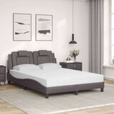  Krevet s madracem sivi 120 x 200 cm od umjetne kože | shoptok.hr