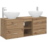  Set namještaja za kupaonicu 3 kom. Hrast artisan | shoptok.hr