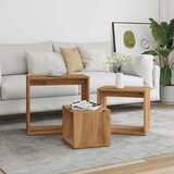  Uklapajući stolići boja hrasta artisan 3 kom konstruirano drvo | shoptok.hr