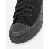 Shelvt Comfortable black sneakers with a short shaft | shoptok.hr