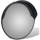vidaXL Konveksno prometno ogledalo iz PC plastike črno 30 cm zunanje, (20707586) | Shoptok.si