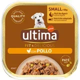 Ultima Fit & Delicious Paté Mini za pse 22 x 150 g - Piščanec