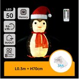 Aigostar LED božićna dekoracija za spoljašnju upotrebu 50xLED/3xAA 0,7 m IP44 pingvin Cene