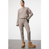 Trendyol Mink Corduroy Trousers Knitwear Bottom-Top Set | shoptok.hr