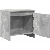  Noćni ormarić siva boja betona 45x34x44,5 cm konstruirano drvo | Eponuda.com