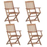  5-dijelni vrtni blagovaonski set od masivnog bagremovog drva | shoptok.hr