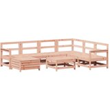 vidaXL 8-dijelni set vrtnih sofa od masivnog drva duglazije Cijene