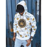 DStreet Bluza męska z nadrukiem biała | Shoptok.si