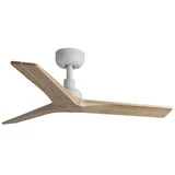 34281 - Plafonski ventilator KLIM S, borovina/bela, prečnik 92,5 cm + daljinski upravljač