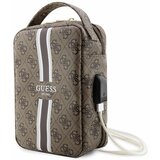 Guess TORBA ORGANIZER 4G POTISKANE ČRTE ZA ROKO ČEZ RAMO RJAVA, (21833804) | Shoptok.si