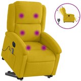  Električni masažni naslonjač na podizanje žuti baršun | Eponuda.com