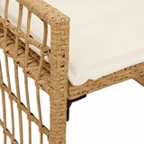  Vanjska klupa Jednobojno Prirodna i krem 116 x 55 x 82 cm | Eponuda.com