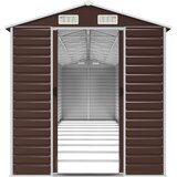  Vrtno spremište smeđe 191 x 895 x 198 cm od pocinčanog čelika | shoptok.hr
