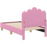  Okvir kreveta za malu djecu s naslonom Ružičasta 70 x 140 cm | shoptok.hr