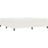  Okvir za krevet s madracem Krema 200 x 200 cm tkanina | shoptok.hr