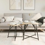  Set pomoćnih stolića 2 pcs Sonoma hrast i crna | Eponuda.com