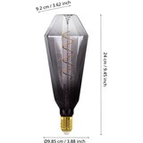Eglo led prigušiva sijalica vintage E27/4W/230V 1800K zadimljena - 110238 | Eponuda.com