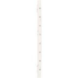  Stensko posteljno vzglavje belo 81x3x63 cm trdna borovina, (20739766) | Shoptok.si