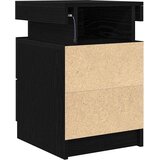  Noćni ormar Crni hrast 35 x 39 x 55 cm Konstruirano drvo | shoptok.hr