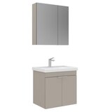 Hanah home Kupatilski ormarić sa umivaonikom i ogledalom (2 komada) Desna 60 565 | Eponuda.com