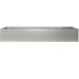  Vrtna saksija Srebrna 360 x 80 x 60 cm Nehrđajući čelik | shoptok.hr