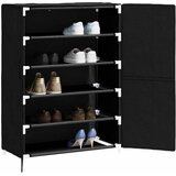 Ormarić za cipele crni 60 x 28 x 90 cm od tkanine | shoptok.hr