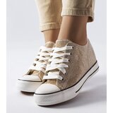 Gemre Gold Glitter Wedge Sneakers Crete | shoptok.hr