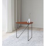 LIND DNA Kovinska klubska mizica v konjak rjavi barvi 37x44 cm Curve M Bull – | Shoptok.si