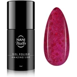 NANI Amazing Line gel lak za nohte odtenek Crimson Confetti 5 ml