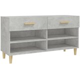 Ormarić za cipele boja betona 102x35x55 cm konstruirano drvo | Eponuda.com