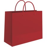  VREĆICE UKRASNE 24X16X7CM SJAJNA PLASTIFIKACIJA FORNAX CRVENE | shoptok.hr