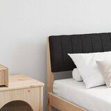 vidaXL Tapecirano vzglavje Črna 180 cm Masivno borovo les | Shoptok.si