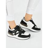 Shelvt Women's black comfortable sneakers Cene