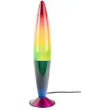 Zelena steklena lava svetilka (višina 41,5 cm) Rainbow Rocket Lava –
