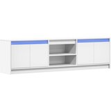 TV ormarić LED bijeli 180 x 34 x 50 cm od konstruiranog drva | shoptok.hr