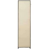 vidaXL garderobna omara s predelki in palicami krem 150x45x176cm blago | Shoptok.si
