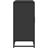  Komoda crna 94x35x76 cm od konstruiranog drva | shoptok.hr