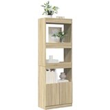 vidaXL Visoka omara sonoma hrast 63x33x180 cm inženirski les | Shoptok.si