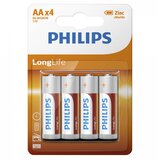 Philips baterije R6L4B/10 AA LONGLIFE BLISTER 4 KOS (R06) Cene