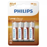 baterije R6L4B/10 AA LONGLIFE BLISTER 4 KOS (R06)