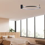  LED plafonsko svetlo NOEMI LED/20W/230V 4000K prečnika 50 cm crno | Eponuda.com