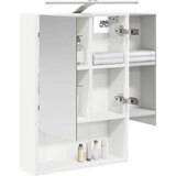  Kopalniška ogledalna omara z LED lučmi Bela 50 x 14,5 x 70 cm, (5000233013) | Shoptok.si