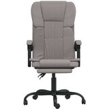  Uredski naslonjač od tkanine smeđesivi | shoptok.hr